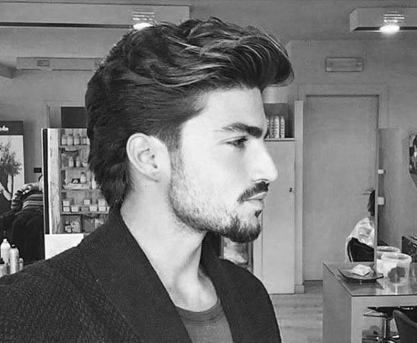 Medium Length Haircuts Wavy Hair For Men