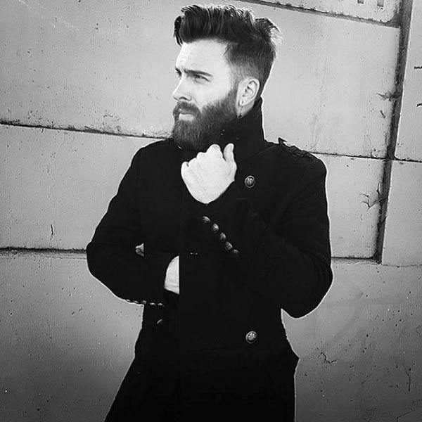 Medium Length Hairstyles For Men With Thick Hair Side Fade