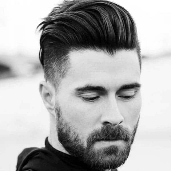 Medium Length Hairstyles Thick Hair For Gentlemen