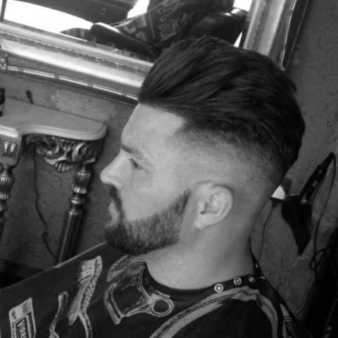 Medium Long Length Guys Haircut With High Skin Fade