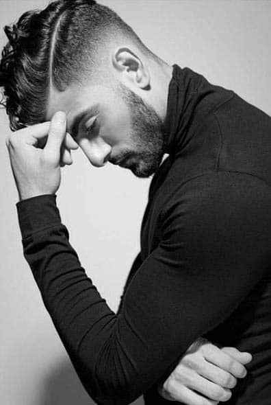 Medium Low Fade Haircut For Males