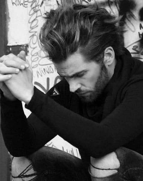 Medium To Long Curly Guys Hairstyles