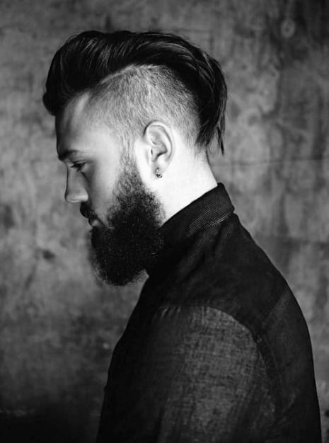 Medium To Long Undercut Haircut For Guys