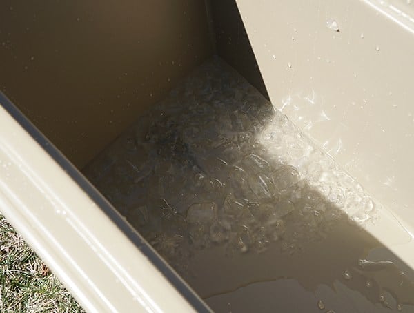 Melted Ice Orca Cooler