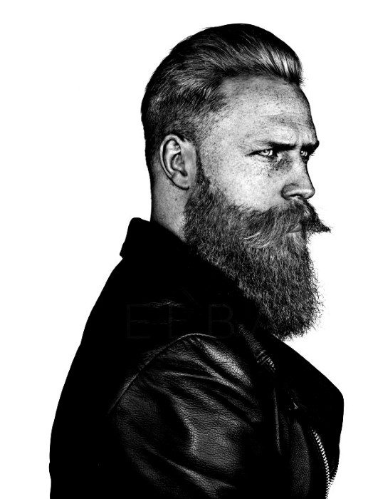 Men Slicked Back Hair