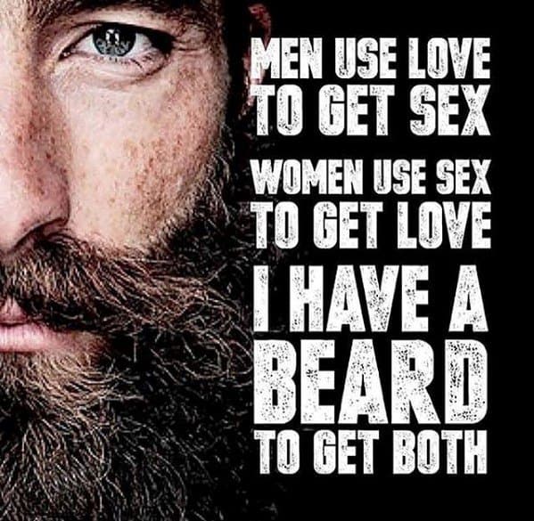 Men Use Love Funny Beard Memes