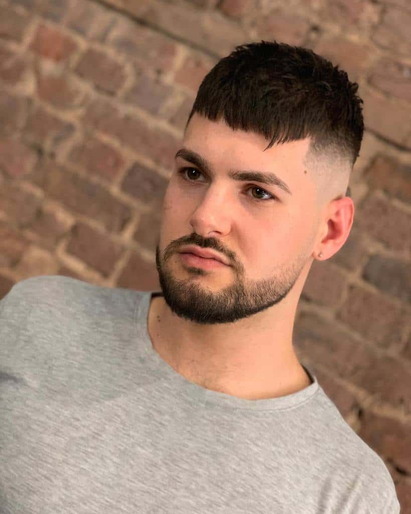 Bald Fade with Textured Crown