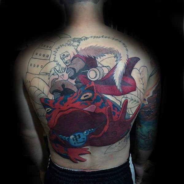 Mens Anime Tattoo Design Inspiration Full Back