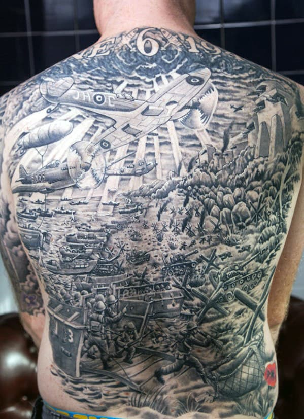 Men's Back Tattoo Designs