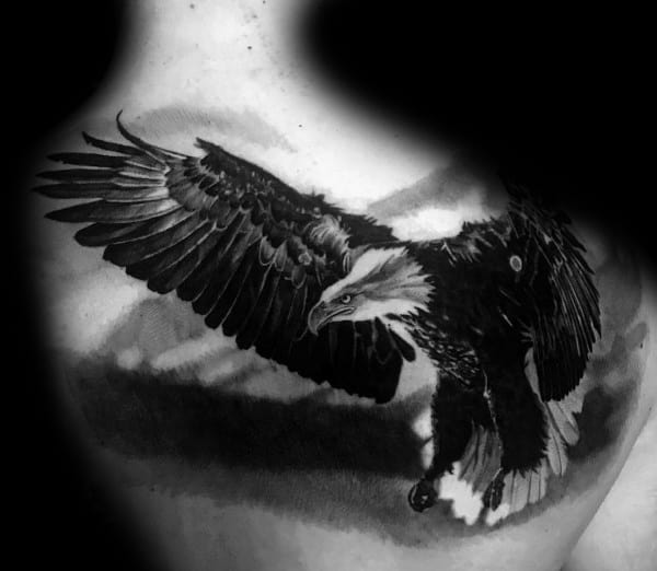Mens Badass Eagle Tattoo Ideas