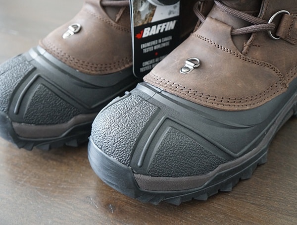 Mens Baffin Control Max Boots Protective Rubber Front Toe