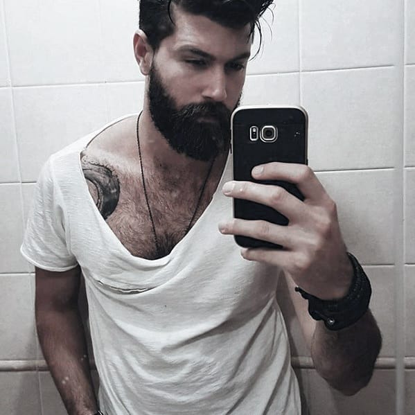 Mens Beard Medium Style Idea Inspiration