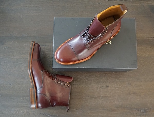 Mens Beckett Simonon Dowler Cap Toe Boots