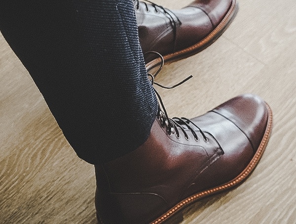 Mens Beckett Simonon Dowler Cap Toe Boots