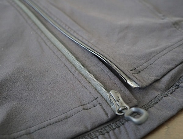 Mens Beyond Clothing Velox Light Softshell Chest Center Zipper