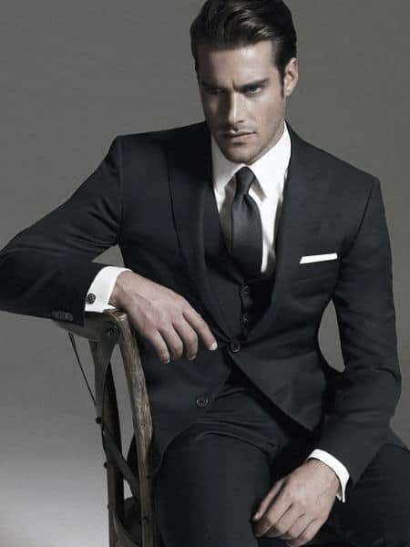 Mens Black Suit Styles Business Professional Ideas