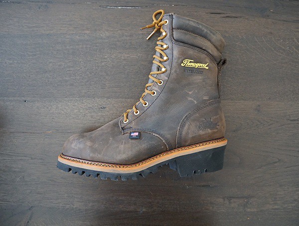 Mens Boots Thorogood Logger Series 9 Inch Brown Crazyhorse Waterproof With Steel Safety Toe
