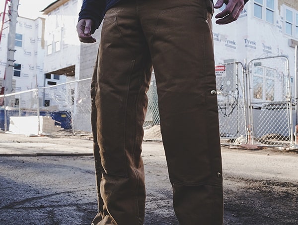 Mens Brown Carhartt Zip To Thigh Overall Quilted Lined Bibs Reviews Construction Site