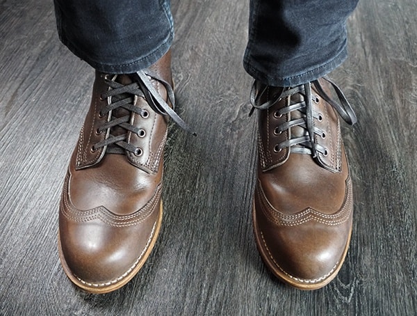 Mens Brown Leather Wolverine 1000 Mile Addison Boots