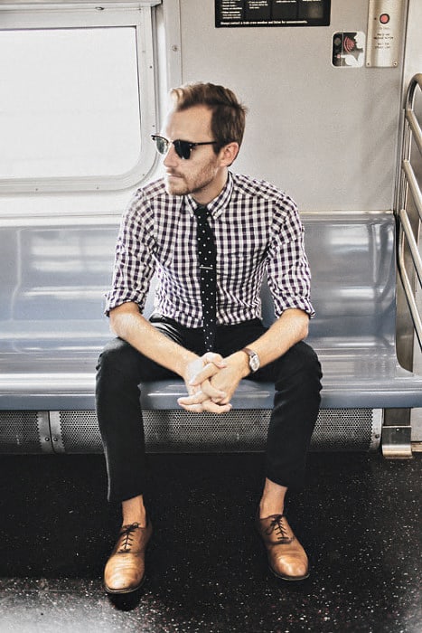 Mens Business Casual Outfits Outfit Style Ideas Checkered Shirt With Tie