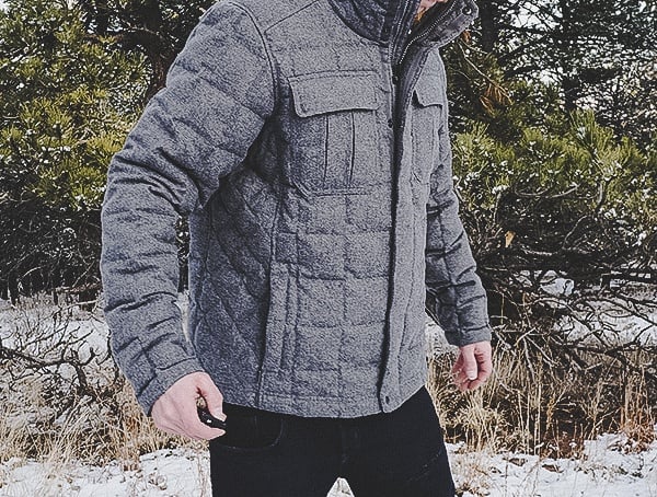 Mens Capre Heather Nau Utility Wool Down Jacket Review