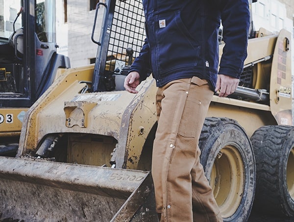 Mens Carhartt Zip To Thigh Bib Overall Quilted Lined Review