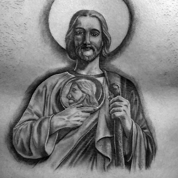 Mens Chest St Jude Tattoo Inspiration