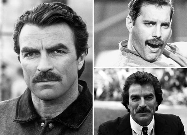 Mens Chevron Mustache Style