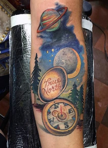 Men's Compass Tattoo Meaning