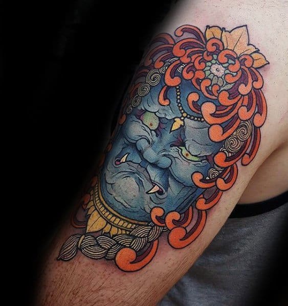 Mens Cool Arm Fudo Myoo Tattoo Ideas