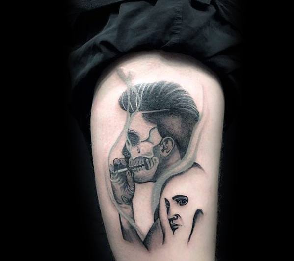 Mens Cool Elvis Presley Tattoo Ideas