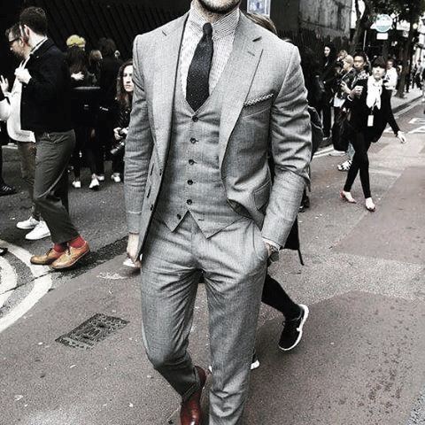 Mens Dapper Grey Suit Style Ideas