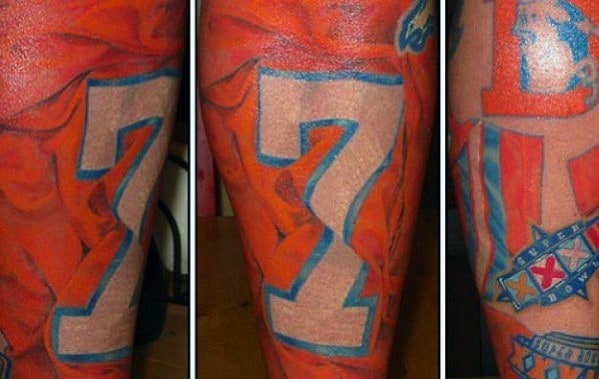 Mens Denver Broncos Football Jersey Sleeve Tattoos