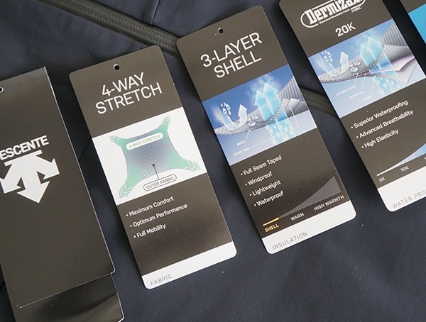 Mens Descente Octane 3l Shell Jacket Tags 4 Way Strech 3 Layer And Waterproof Membrane