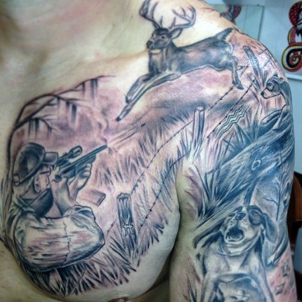 Men's Duck Hunting Tattoos