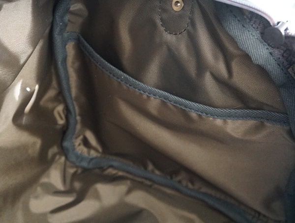 Mens Duluth Pack Bison Leather Sportsman Duffel Interior Pocket Compartment