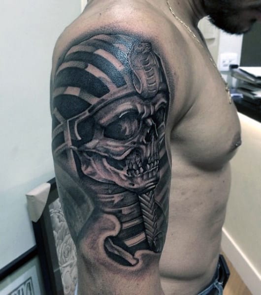 Men's Egyptian Tattoos On Arm