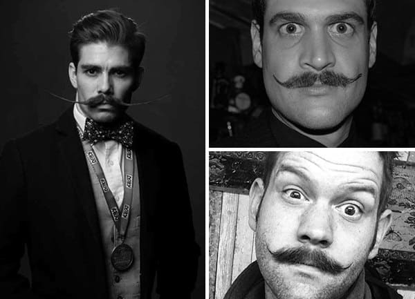 Mens English Mustache Style