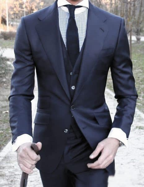 Mens Fashion Inspiration Navy Blue Suit Styles