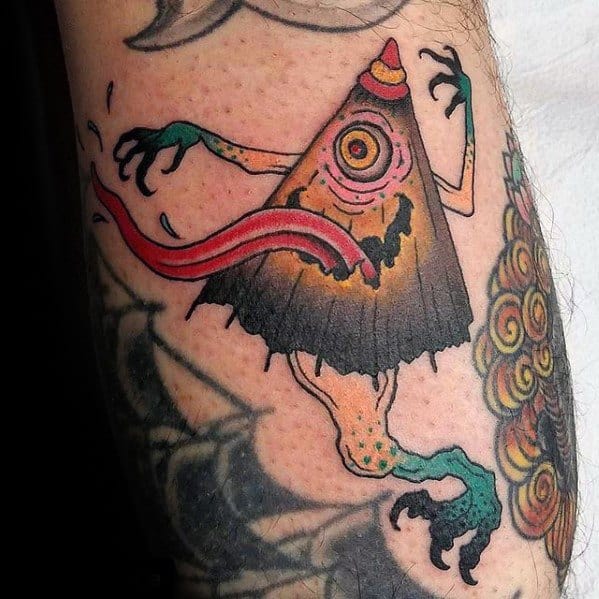 Mens Filler Tattoo Demon Design Ideas