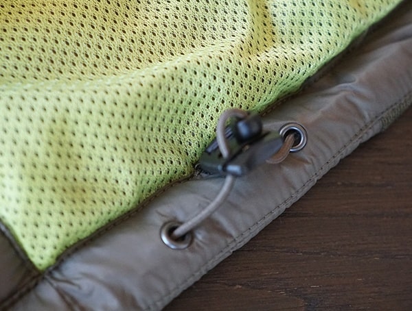 Mens Firestorm Down Parka Adjustable Pull Cord Wasit Hem