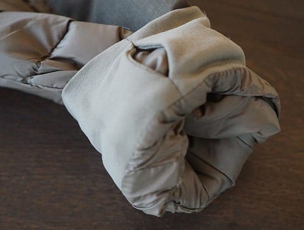 Mens Firestorm Down Parka Rolled Up Sleeve Cuff