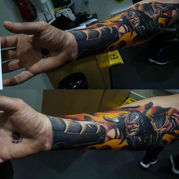 Mens Forearm Gorgeous Manly Tattoo Designs