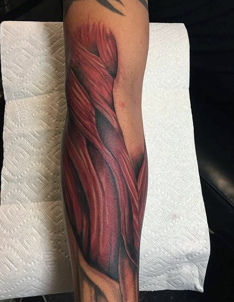 Mens Forearm Muscle Tattoos