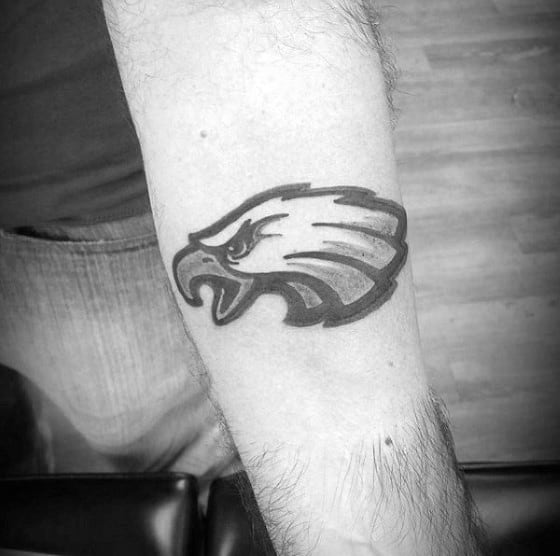 Mens Forearm Philiadephia Eagles Small Guys Nfl Tattoos