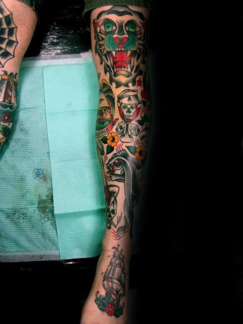 mens-full-leg-traditional-sleeve-tattoo-design-ideas