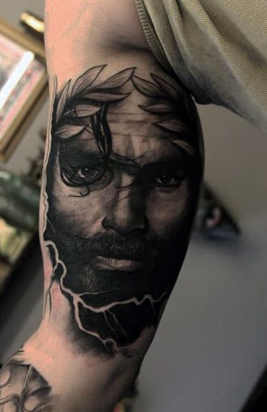 Men's Greek Tattoos Designs