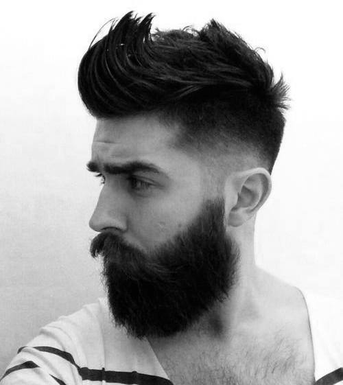 Men's Haircut Shaved Sides