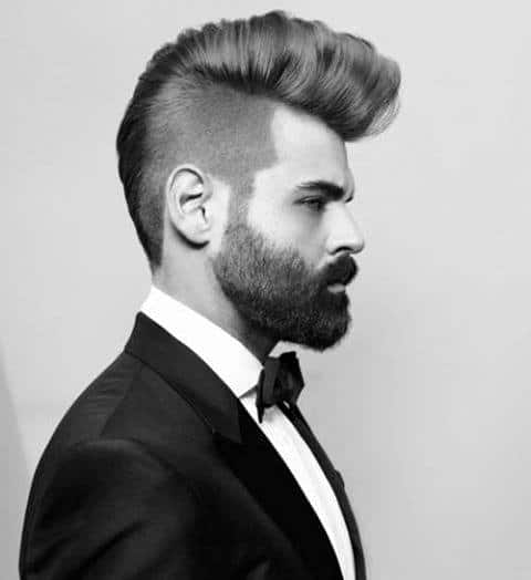 Men's Hairstyle Shaved Sides