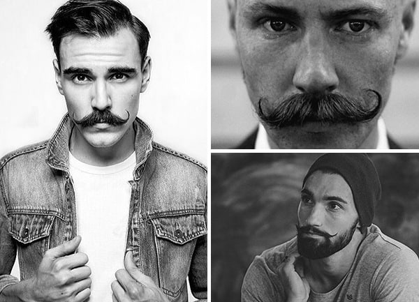 Mens Handlebar Mustache Style